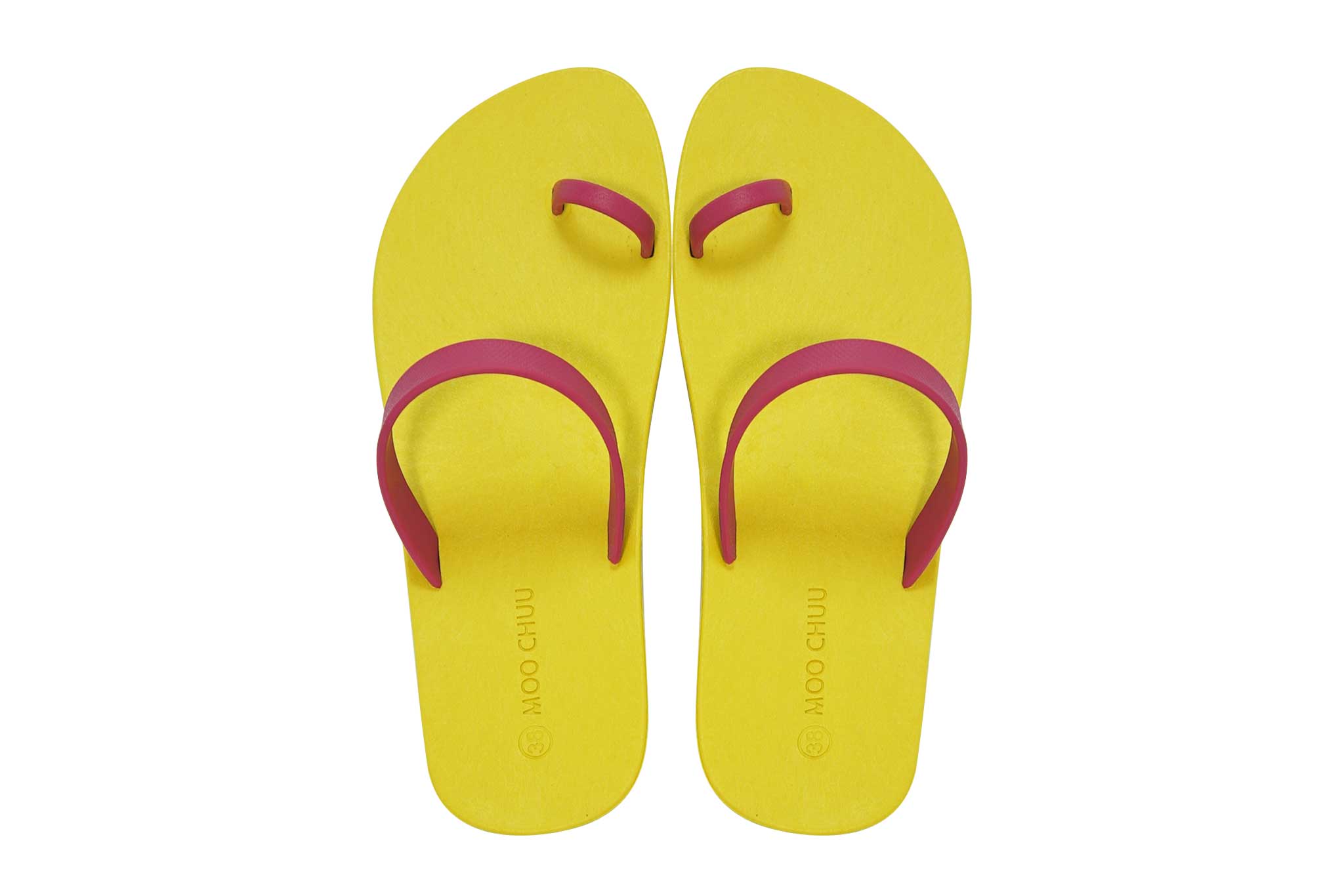 Sweety Pop Yellow Sole Pink Strap