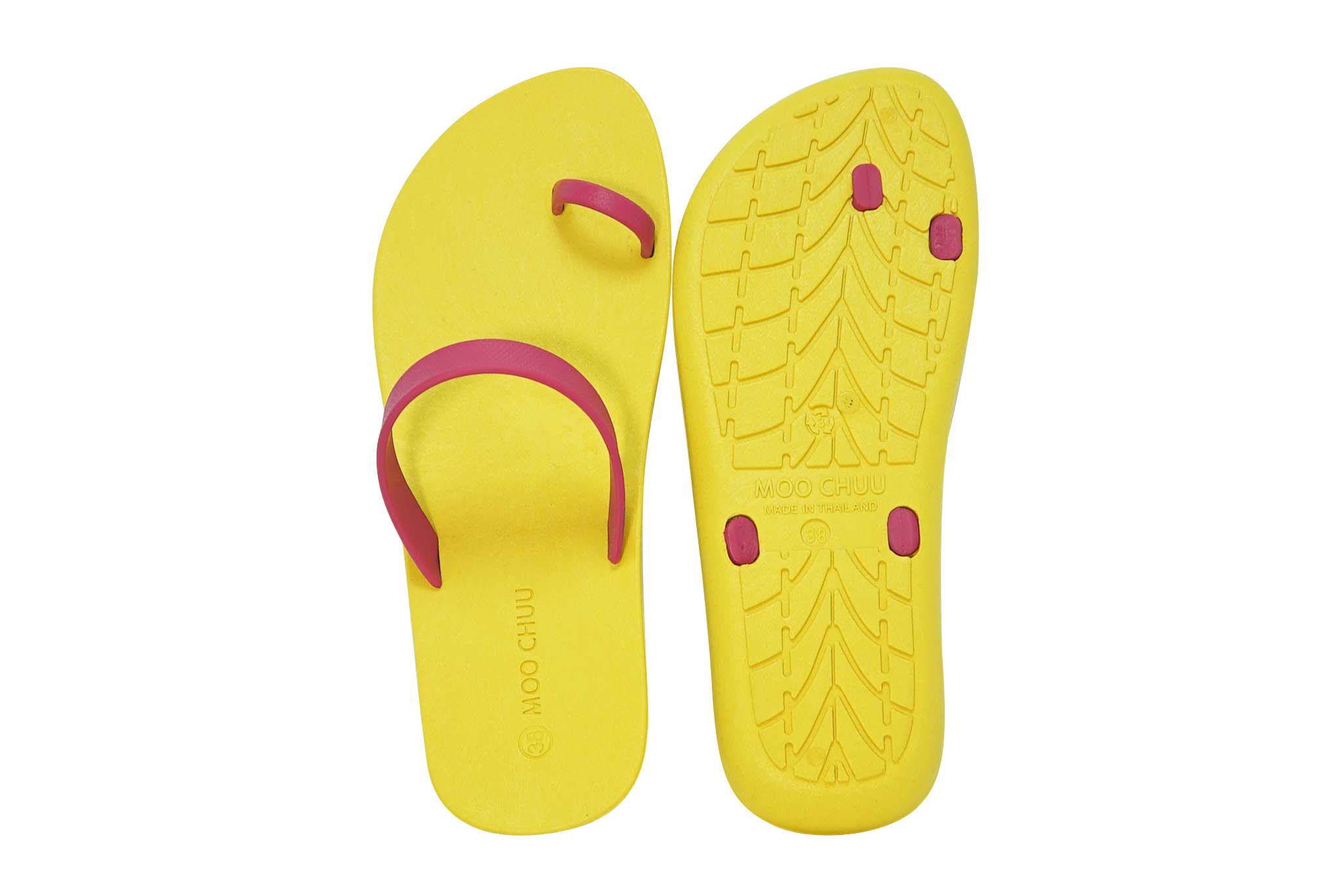 Sweety Pop Yellow Sole Pink Strap