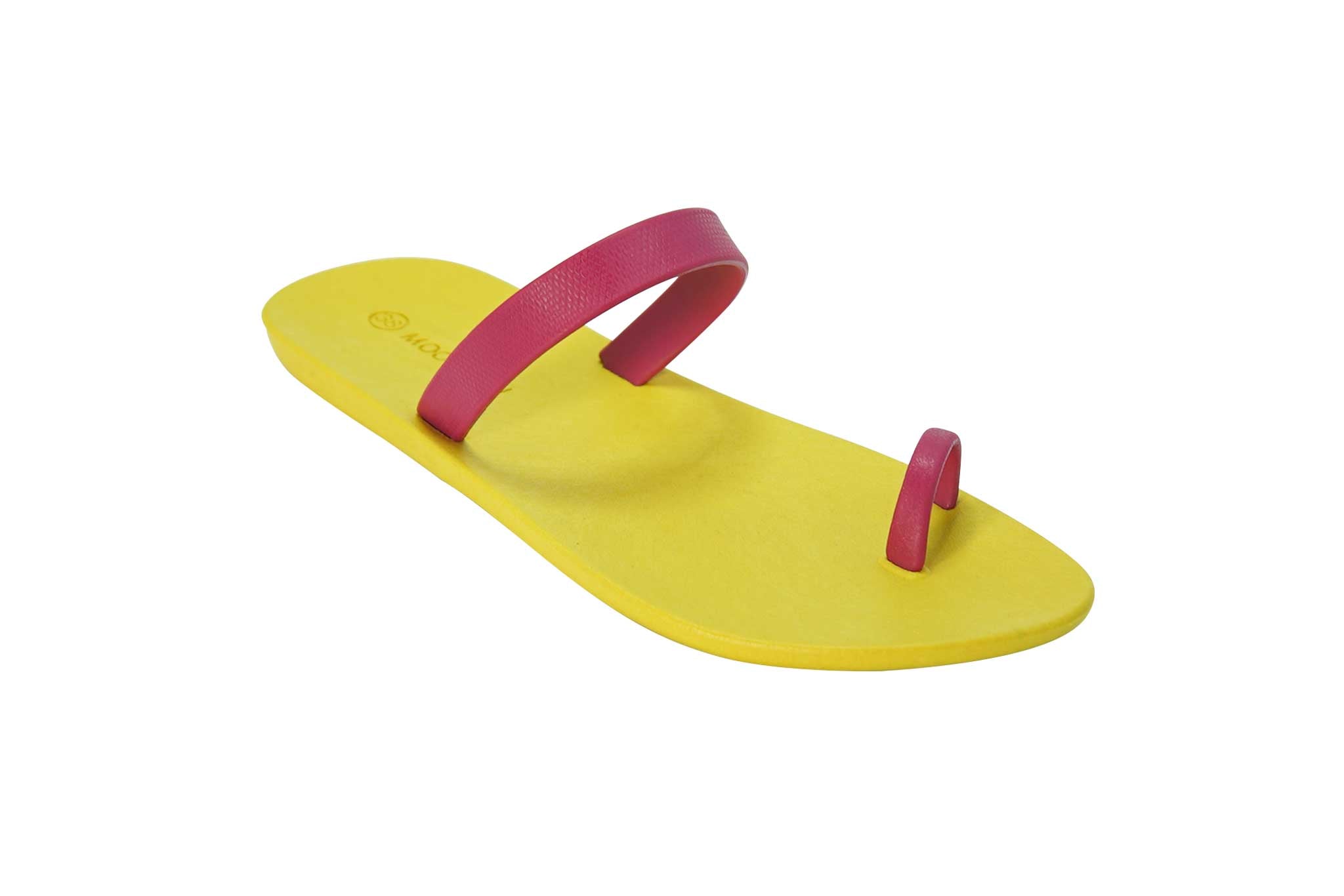 Sweety Pop Yellow Sole Pink Strap