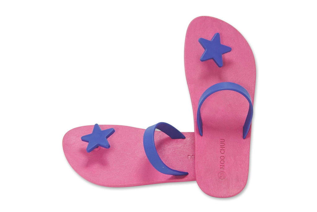 Sweety Star Pink Sole Blue Strap