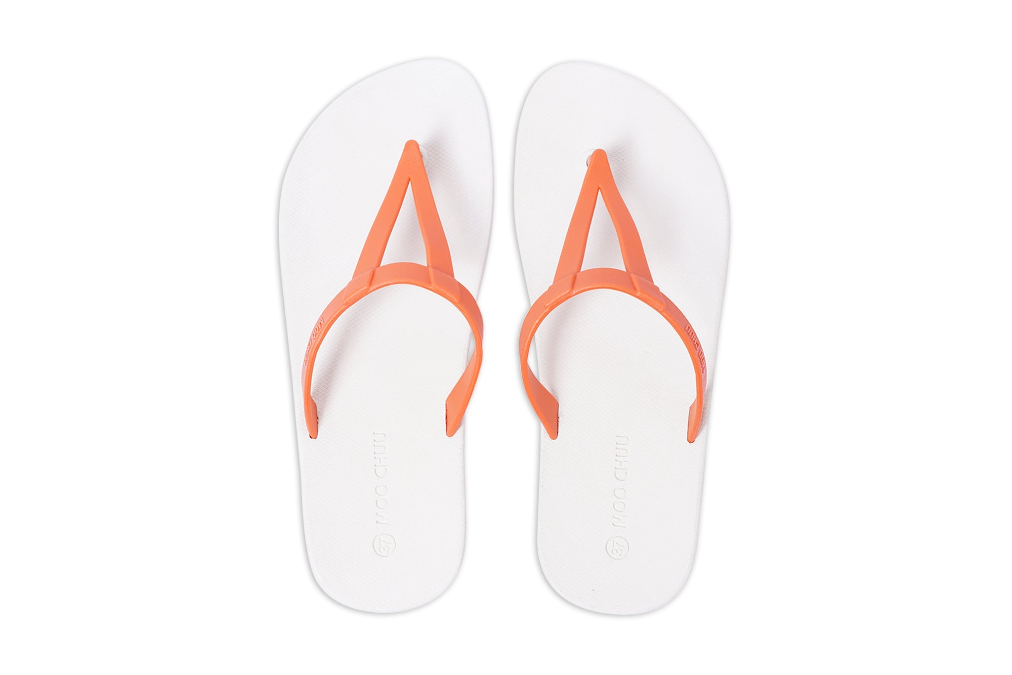 Eiffel White Sole Orange Strap