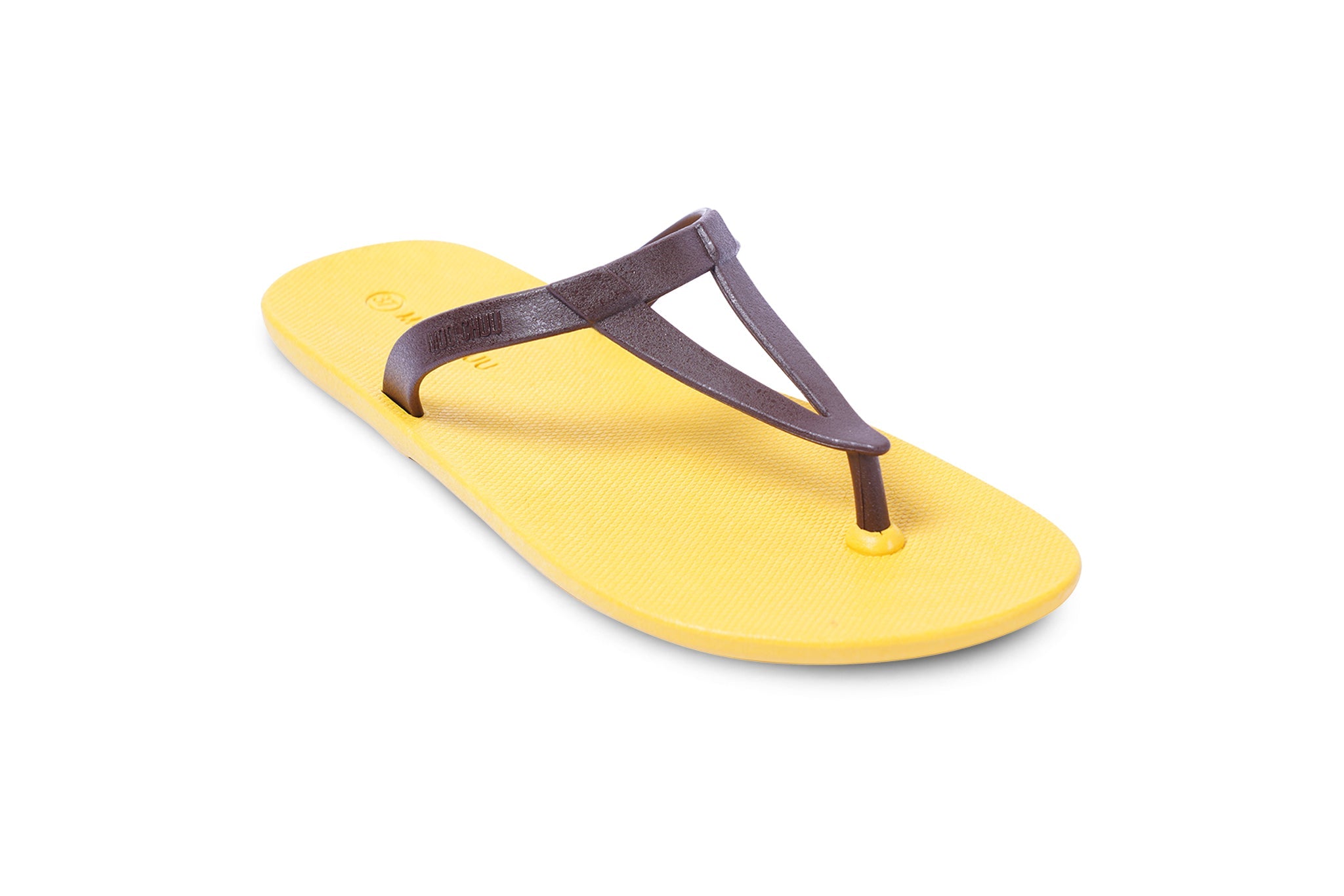 Eiffel Yellow Sole Brown Strap